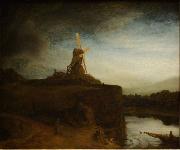 REMBRANDT Harmenszoon van Rijn The Mill oil on canvas